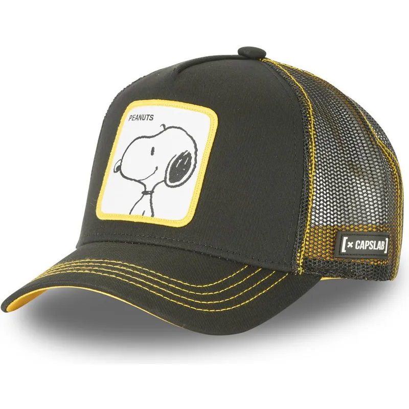 Casquette Trucker Noire Snoopy Do Peanuts Capslab Caphunters Lu