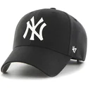mutzen-gebogen-schwarz-verstellbares-band-fur-kinder-der-new-york-yankees-mlb-von-47-brand
