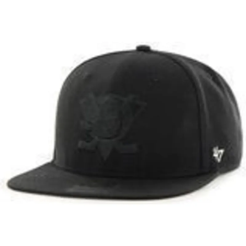 mutzen-flach-schwarz-snapback-der-anaheim-ducks-nhl-von-47-brand