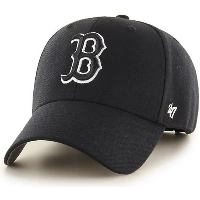 mutzen-gebogen-schwarz-snapback-der-boston-red-sox-mlb-von-47-brand