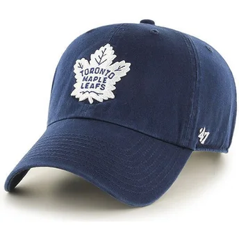 Mützen gebogen marineblau verstellbares band der Toronto Maple Leafs NHL von 47 Brand