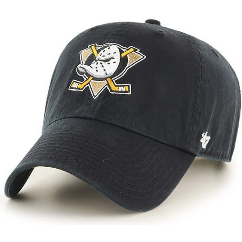 mutzen-gebogen-schwarz-verstellbares-band-der-anaheim-ducks-nhl-von-47-brand mutzen-gebogen-schwarz-verstellbares-band-der-anaheim-ducks-nhl-von-47-brand