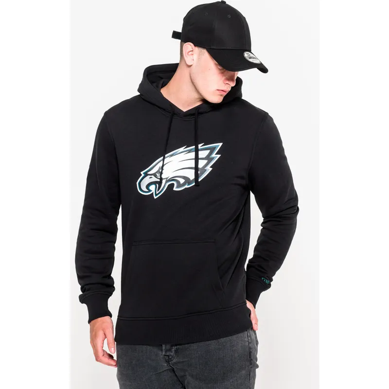 sweatshirt-mit-kapuze-schwarz-pullover-hoodie-der-philadelphia-eagles-nfl-von-new-era sweatshirt-mit-kapuze-schwarz-pullover-hoodie-der-philadelphia-eagles-nfl-von-new-era