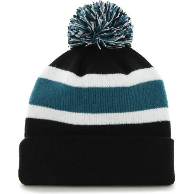 mutzen-pompon-schwarz-der-san-jose-sharks-nhl-von-47-brand