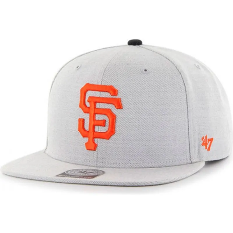mutzen-flach-grau-snapback-der-san-francisco-giants-mlb-von-47-brand mutzen-flach-grau-snapback-der-san-francisco-giants-mlb-von-47-brand