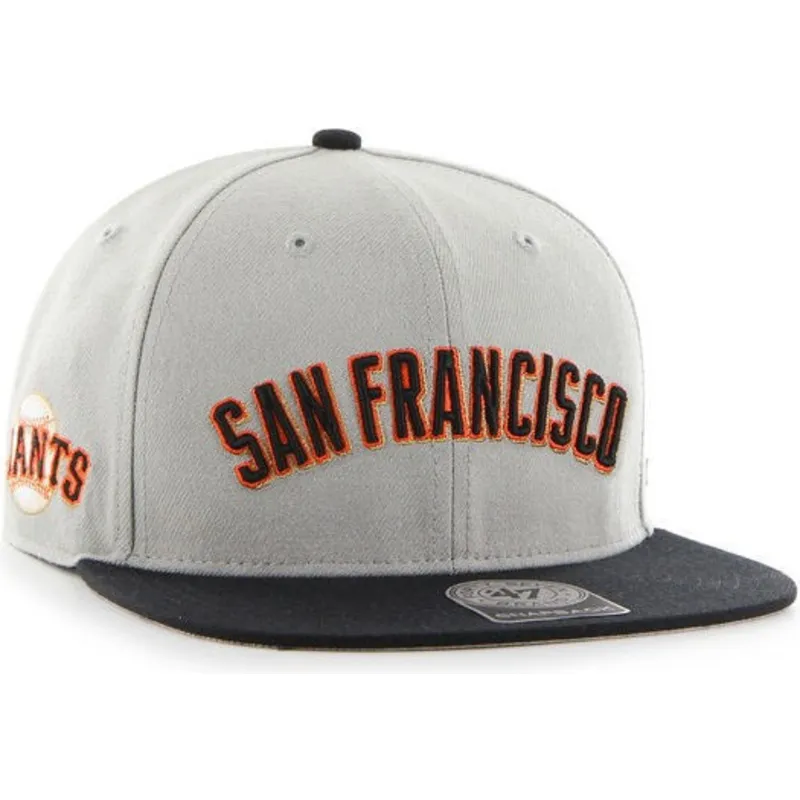 mutzen-flach-grau-snapback-letras-der-san-francisco-giants-mlb-von-47-brand mutzen-flach-grau-snapback-letras-der-san-francisco-giants-mlb-von-47-brand
