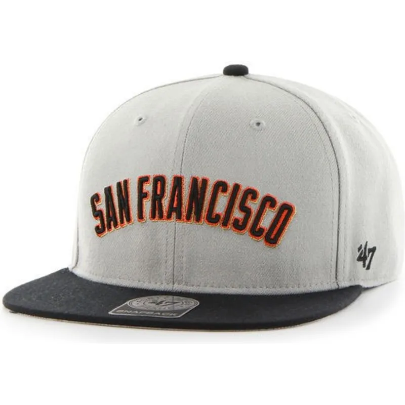 mutzen-flach-grau-snapback-letras-der-san-francisco-giants-mlb-von-47-brand mutzen-flach-grau-snapback-letras-der-san-francisco-giants-mlb-von-47-brand