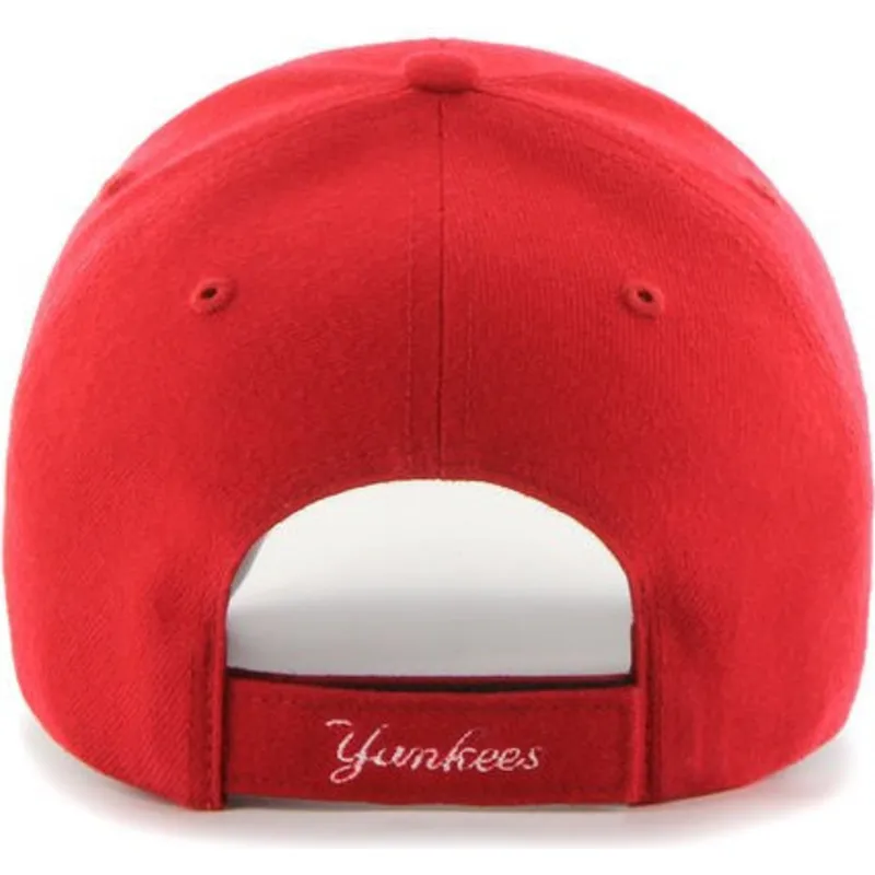 rote-gebogene-kappe-new-york-yankees-mlb-mvp-von-47-brand rote-gebogene-kappe-new-york-yankees-mlb-mvp-von-47-brand