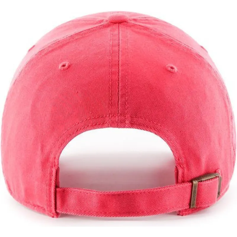 gebogene-kaugummirosa-kappe-von-new-york-yankees-mlb-clean-up-von-47-brand