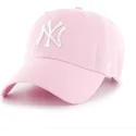 mutzen-gebogen-rosa-verstellbares-band-claro-der-new-york-yankees-mlb-von-47-brand
