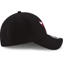 schwarze-verstellbare-gebogene-kappe-9forty-the-league-der-chicago-bulls-nba-von-new-era
