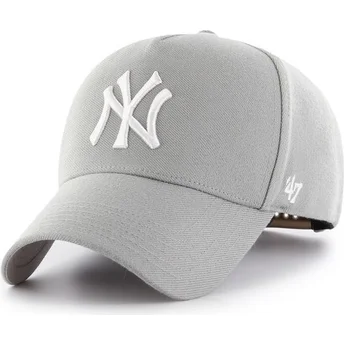 Mützen gebogen grau snapback der New York Yankees MLB von 47 Brand