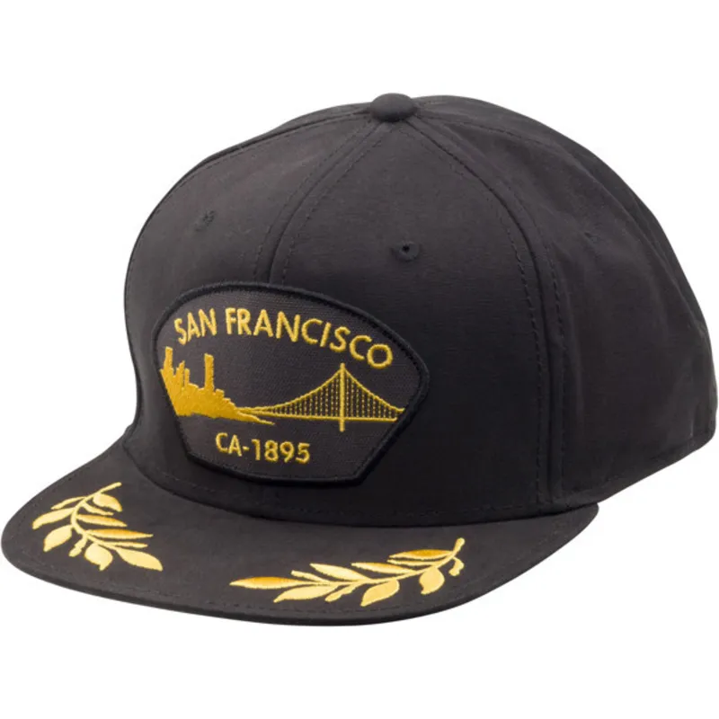 mutzen-flach-schwarz-snapback-the-farm-von-goorin-bros