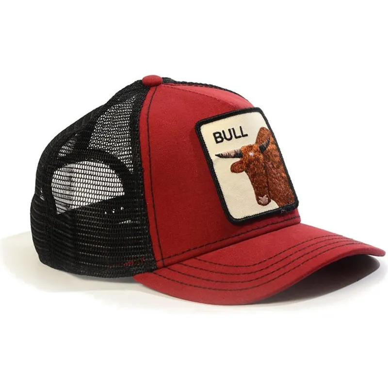 mutzen-gebogen-rot-snapback-the-farm-von-goorin-bros mutzen-gebogen-rot-snapback-the-farm-von-goorin-bros