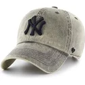 mutzen-gebogen-grau-verstellbares-band-der-new-york-yankees-mlb-von-47-brand