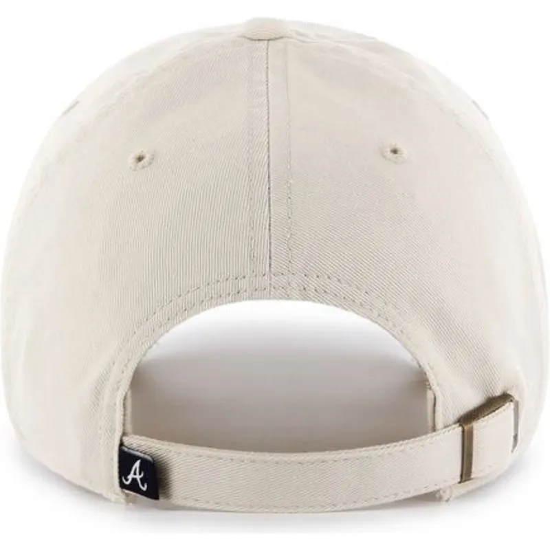 mutzen-gebogen-creme-verstellbares-band-der-atlanta-braves-mlb-von-47-brand mutzen-gebogen-creme-verstellbares-band-der-atlanta-braves-mlb-von-47-brand