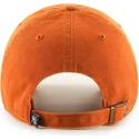 gebogene-orangefarbene-kappe-von-new-york-yankees-mlb-clean-up-von-47-brand