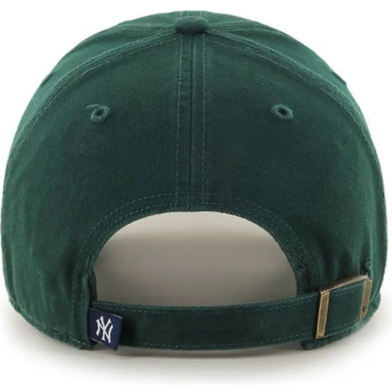 grune-gebogene-kappe-new-york-yankees-clean-up-von-47-brand