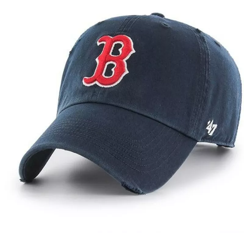 casquette-courbee-bleue-marine-boston-red-sox-ridge-mlb-clean-up-ridge-47-brand