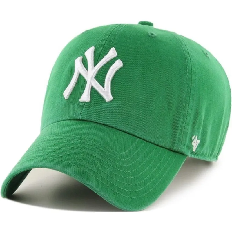 grune-gebogene-kappe-new-york-yankees-mlb-clean-up-von-47-brand grune-gebogene-kappe-new-york-yankees-mlb-clean-up-von-47-brand