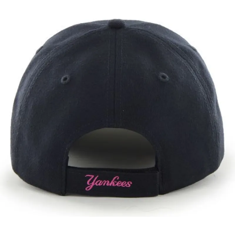 mutzen-gebogen-marineblau-verstellbares-band-rosa-der-new-york-yankees-mlb-von-47-brand mutzen-gebogen-marineblau-verstellbares-band-rosa-der-new-york-yankees-mlb-von-47-brand