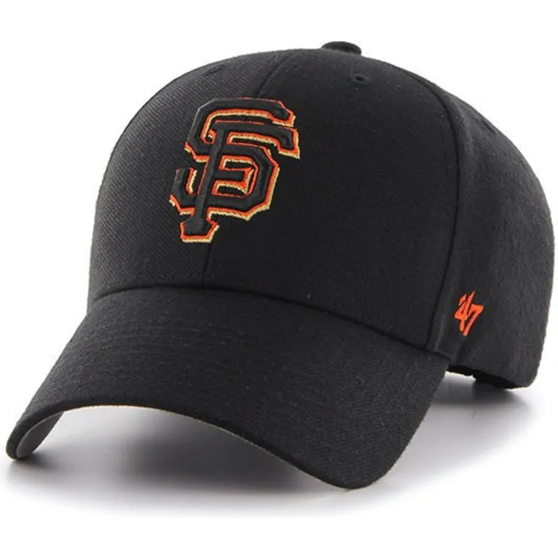 mutzen-gebogen-schwarz-verstellbares-band-der-san-francisco-giants-mlb-von-47-brand mutzen-gebogen-schwarz-verstellbares-band-der-san-francisco-giants-mlb-von-47-brand