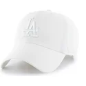 mutzen-gebogen-weiss-verstellbares-band-der-los-angeles-dodgers-mlb-von-47-brand