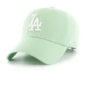 mutzen-gebogen-grun-verstellbares-band-claro-der-los-angeles-dodgers-mlb-von-47-brand
