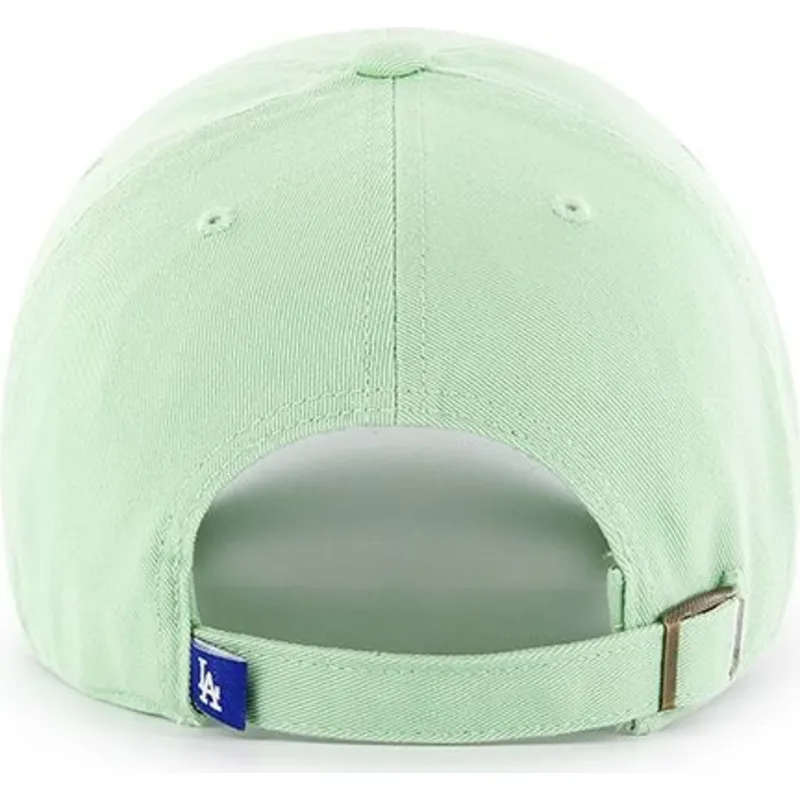 mutzen-gebogen-grun-verstellbares-band-claro-der-los-angeles-dodgers-mlb-von-47-brand