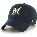 mutzen-gebogen-marineblau-verstellbares-band-der-milwaukee-brewers-mlb-von-47-brand