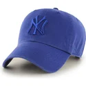 mutzen-gebogen-blau-verstellbares-band-brillante-der-new-york-yankees-mlb-von-47-brand