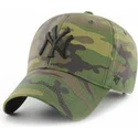mutzen-gebogen-tarnung-verstellbares-band-negro-der-new-york-yankees-mlb-von-47-brand