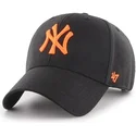 mutzen-gebogen-schwarz-snapback-der-new-york-yankees-mlb-von-47-brand