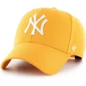 mutzen-gebogen-gelb-snapback-oro-der-new-york-yankees-mlb-von-47-brand