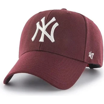 Mützen gebogen rot snapback der New York Yankees MLB von 47 Brand