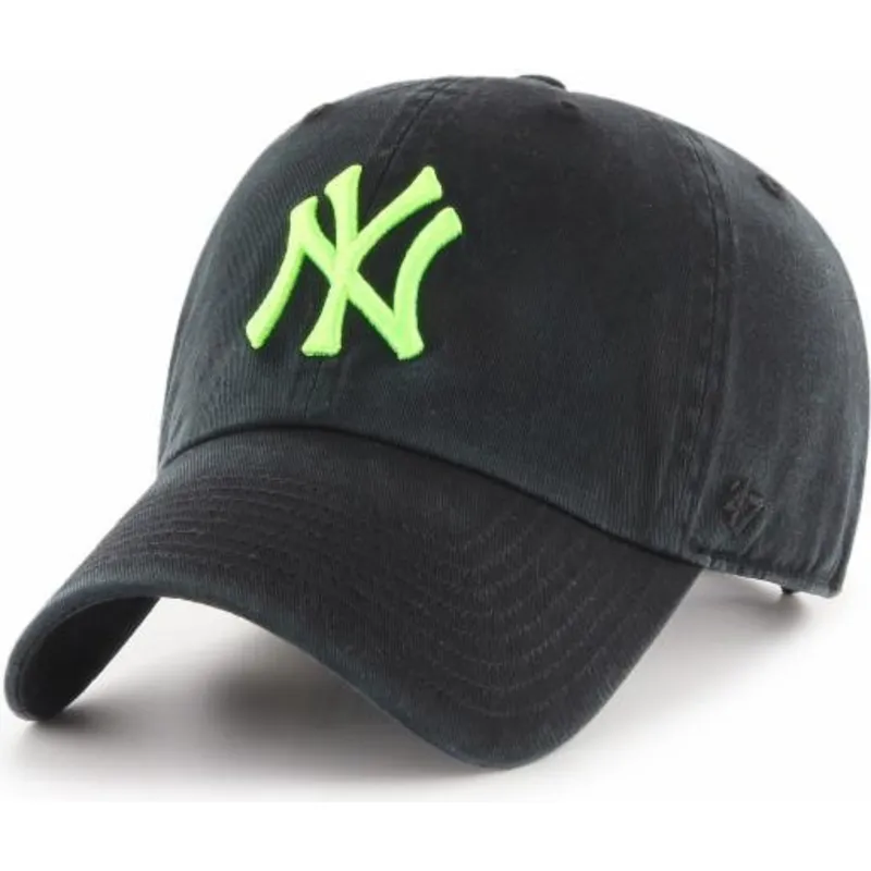 mutzen-gebogen-schwarz-verstellbares-band-der-new-york-yankees-mlb-von-47-brand