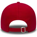 rote-verstellbare-curved-cap-9forty-essential-der-new-york-yankees-mlb-von-new-era