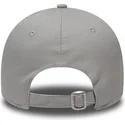 graue-verstellbare-curved-cap-9forty-essential-der-new-york-yankees-mlb-von-new-era