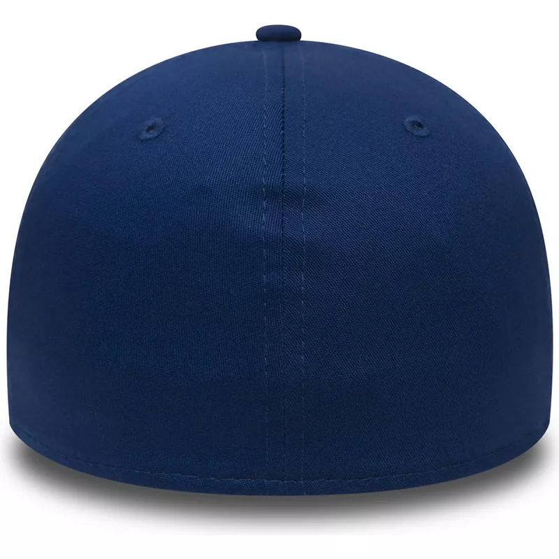 casquette-courbee-bleue-ajustee-39thirty-essential-los-angeles-dodgers-mlb-new-era