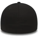 schwarze-gebogene-kappe-mit-schwarzem-logo-39thirty-classic-der-new-york-yankees-mlb-von-new-era