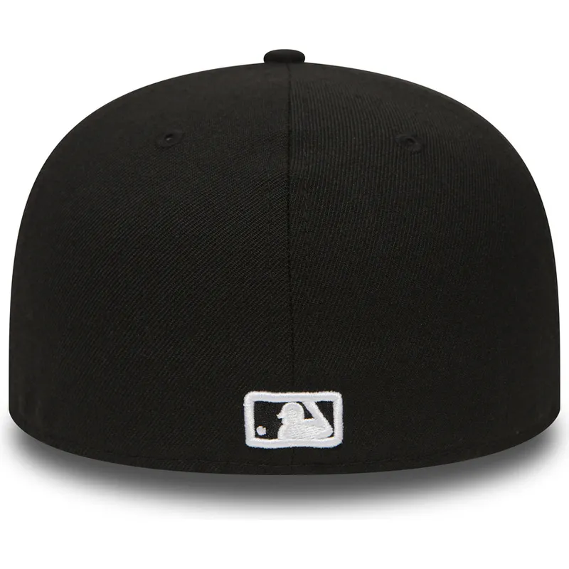 schwarze-enganliegende-59fifty-essential-flatcap-der-new-york-yankees-mlb-von-new-era schwarze-enganliegende-59fifty-essential-flatcap-der-new-york-yankees-mlb-von-new-era
