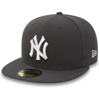 Mützen flach stein angepasst 59FIFTY Essential der New York Yankees MLB von New Era