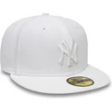 mutzen-flach-weiss-angepasst-59fifty-white-on-white-der-new-york-yankees-mlb-von-new-era
