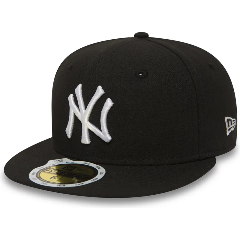 mutzen-flach-schwarz-angepasst-fur-kinder-59fifty-essential-der-new-york-yankees-mlb-von-new-era mutzen-flach-schwarz-angepasst-fur-kinder-59fifty-essential-der-new-york-yankees-mlb-von-new-era