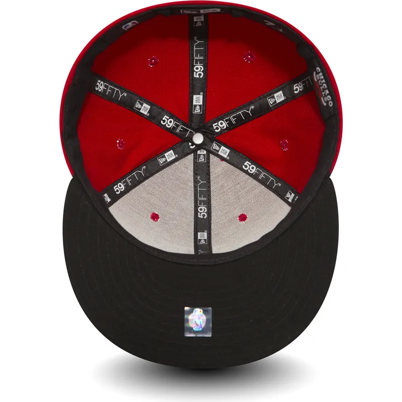 rote-anliegende-59fifty-essential-flat-cap-der-chicago-bulls-nba-von-new-era rote-anliegende-59fifty-essential-flat-cap-der-chicago-bulls-nba-von-new-era