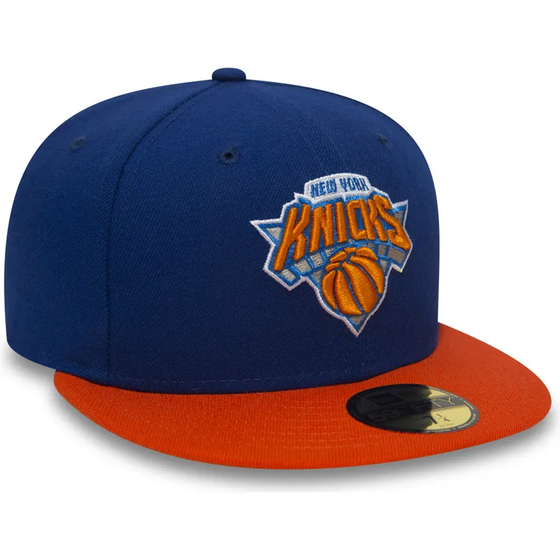 flache-blaue-angepasste-59fifty-essential-kappe-der-new-york-knicks-nba-von-new-era flache-blaue-angepasste-59fifty-essential-kappe-der-new-york-knicks-nba-von-new-era