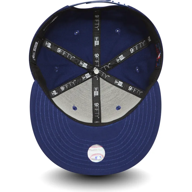flache-blaue-verstellbare-9fifty-essential-kappe-der-los-angeles-dodgers-mlb-von-new-era flache-blaue-verstellbare-9fifty-essential-kappe-der-los-angeles-dodgers-mlb-von-new-era