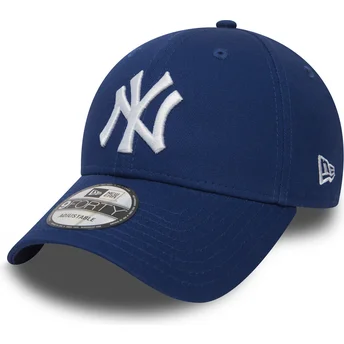 Mützen gebogen blau verstellbares band 9FORTY Essential der New York Yankees MLB von New Era