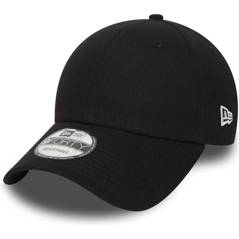 schwarze-verstellbare-curved-cap-9forty-basic-flag-von-new-era
