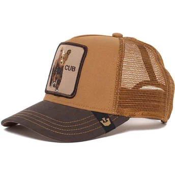mutzen-gebogen-braun-snapback-fur-kinder-the-farm-von-goorin-bros